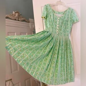 Vintage shirt- waist dress.